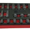 Britool Hallmark MSDPSET32 32 Piece 3/8" Drive Standard And Deep Impact Socket Set 7-22mm -Screwdriver And Bits Shop 146319469