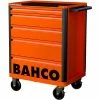 Bahco 1472K5 E72 5 Drawer 26" Mobile Roller Cabinet Orange 2 Bahco 1472K5 E72 5 Drawer 26" Mobile Roller Cabinet Orange -Screwdriver And Bits Shop 1472K5