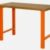 Bahco 1495WB15TD Heavy Duty MDF Top Workbench Orange 1500mm Long -Screwdriver And Bits Shop 1495WB TD orange
