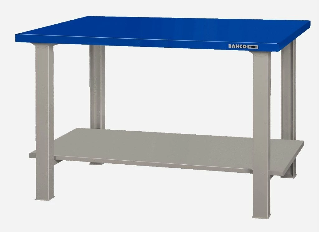 Bahco 1495WB15TSBLBT Heavy Duty Steel Top Workbench Blue 1500mm Long 3 Bahco 1495WB15TSBLBT Heavy Duty Steel Top Workbench Blue 1500mm Long