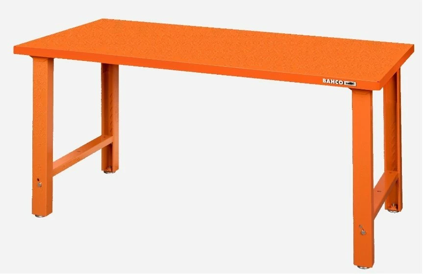 Bahco 1495WBAH15TS Heavy Duty Steel Top Workbench Orange 1500mm Long 3 Bahco 1495WBAH15TS Heavy Duty Steel Top Workbench Orange 1500mm Long