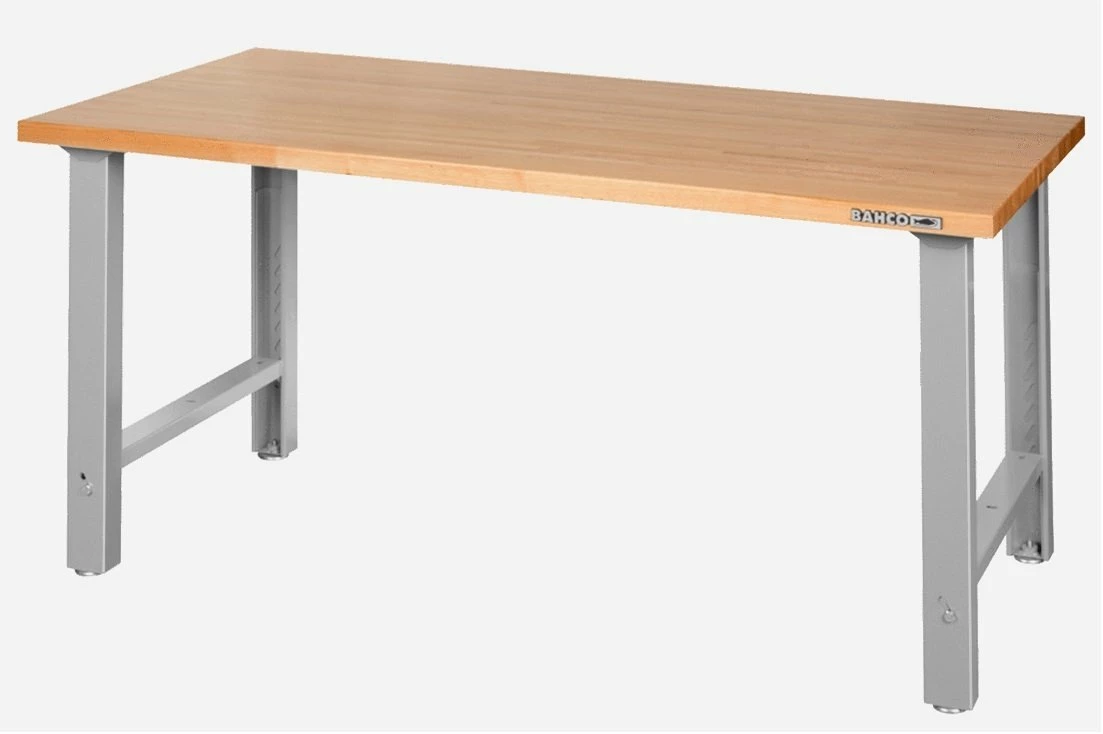 Bahco 1495WBAH18TWGR Heavy Duty Chestnut Top Workbench Silver 1800mm Long 3 Bahco 1495WBAH18TWGR Heavy Duty Chestnut Top Workbench Silver 1800mm Long