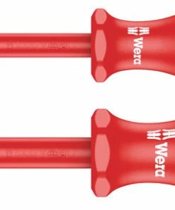Wera 006470 165 IS PZ/S # 1 &amp; 2 Slim Blade 2 Piece VDE Insulated Screwdriver Set