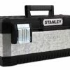 Stanley 1-95-620 Galvanised Metal Toolbox 26" -Screwdriver And Bits Shop 195618
