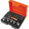 Bahco 2058/S26 1/4" Drive Ratchet Socket &amp; Screwdriver Bit Set 26 Piece -Screwdriver And Bits Shop 2058 s26