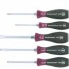 Wiha 29138 5 Piece MicroFinish® Slotted &amp; Phillips Screwdriver Set (Striking Cap) -Screwdriver And Bits Shop 29138