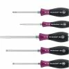 Wiha 29139 5 Piece MicroFinish® Slotted &amp; Pozi Screwdriver Set (Striking Cap) -Screwdriver And Bits Shop 29139