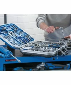 Draper 32027 127 Piece Mechanics Complete Tool Kit Set In Toolbox Case 5 Draper 32027 127 Piece Mechanics Complete Tool Kit Set In Toolbox Case -Screwdriver And Bits Shop 32027 1