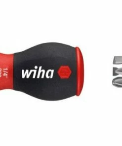 Wiha 33764 Micro Stubby Magnetic Bit Holder Screwdriver &amp; Bits