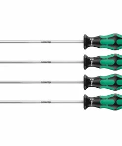 Wera 347736 Kraftform Plus 4 Piece Screwdriver Set - 200mm Long