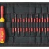 Wiha 41231 18 Piece SlimVario® Soft Finish VDE Interchangeable Screwdriver &amp; Bit Set
