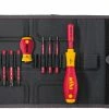 Wiha 41233 9 Piece SlimVario®VDE Interchangeable Screwdriver &amp; Bit Set -Screwdriver And Bits Shop 41233