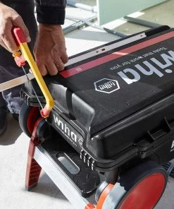 Wiha XXL III 44129 Electrical Contractors Rolling Tool Box / Case + Free VDE Screwdriver Set -Screwdriver And Bits Shop 44129 1