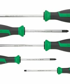 Stahlwille Stahwille 4686 5 Piece Slotted And Pozidriv Screwdriver Set