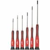 Milwaukee 4932471869 6 Piece Precision Screwdriver Set -Screwdriver And Bits Shop 4932471869