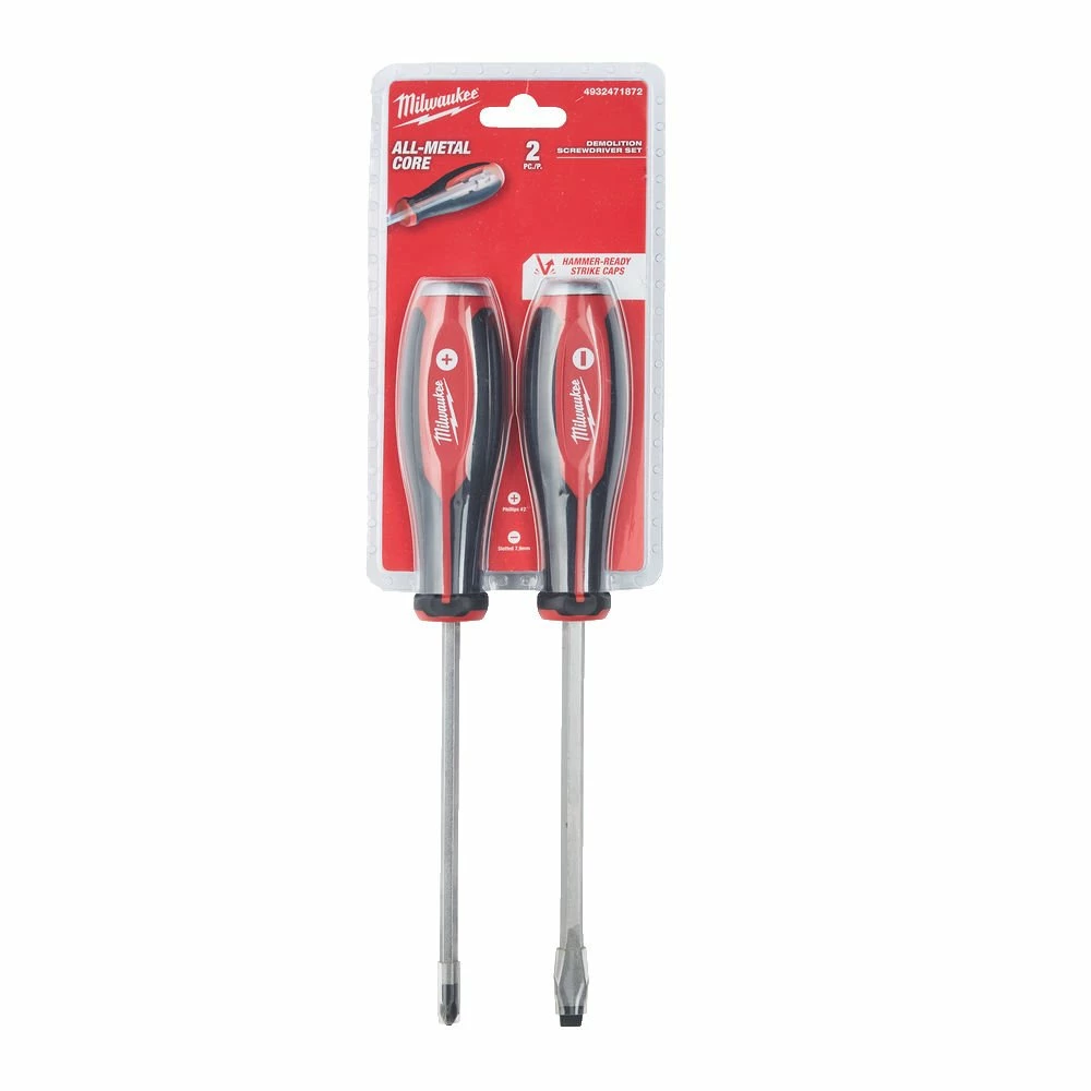 Milwaukee 4932471872 2 Piece Tri-Lobe Demolition Screwdriver Set 4 Milwaukee 4932471872 2 Piece Tri-Lobe Demolition Screwdriver Set - Image 2