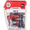 Milwaukee 4932472037 25 Piece Shockwave Impact Duty Screwdriver Bit PH2 X 25mm