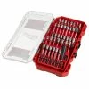 Milwaukee 4932492009 38 Piece Shockwave Impact Duty Screwdriver Bit Set With Case -Screwdriver And Bits Shop 4932492009