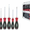 Wiha 21251 6 Piece SoftFinish® Hexagonal Hammer Through Slotted / Pozi Screwdriver Set -Screwdriver And Bits Shop 530 ZK6