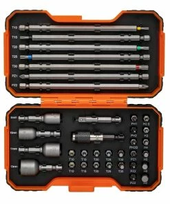 Bahco 59/S35BC 35 Piece Nut Setter &amp; Screwdriver Bit Set TX/PH/PZ/PH/HX
