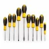 Stanley STHT0-60211 10 Piece Slotted / Pozi / Phillips Essential Screwdriver Set -Screwdriver And Bits Shop 602611