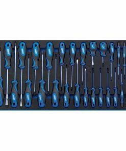 Draper 63406 27 Piece Soft Grip Screwdriver Set With Full Drawer EVA Insert Tray