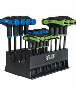 Draper 70388 20 Piece T-Handle Hexagon &amp; Torx Key Set 2-10mm / T8-T45