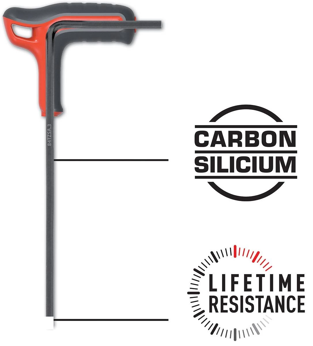 Facom 84TZA.4 Metric T-Handled Hexagon Key / Wrench 4mm 4 Facom 84TZA.4 Metric T-Handled Hexagon Key / Wrench 4mm - Image 2