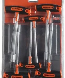 Bahco 903T-3 6 Piece Nut Driver / Spinner T-Handle Set 5-13mm