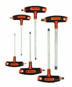 Bahco 903T-1 6 Piece T-Handle Hexagon Allen Key Set 3-10mm