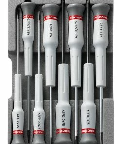 Facom AEF.J3 8 Piece Micro - Tech Screwdriver Set -Screwdriver And Bits Shop AEF.J3 1