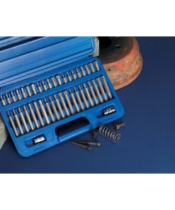 Sealey AK219 42 Piece Mechanics Bit Set Torx/Hexagon/XZN/Spline 3/8" &amp; 1/2" Drives -Screwdriver And Bits Shop AK219 ACT ON BACKGROUND
