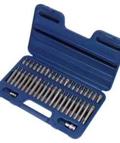 Sealey AK219 42 Piece Mechanics Bit Set Torx/Hexagon/XZN/Spline 3/8" &amp; 1/2" Drives -Screwdriver And Bits Shop AK219 PIC2