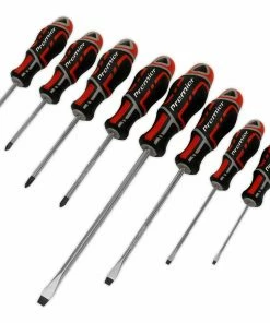 Sealey Premier AK4322 8 Pce GripMax Slot, Pozi &amp; Phillips Magnetic Screwdriver Set