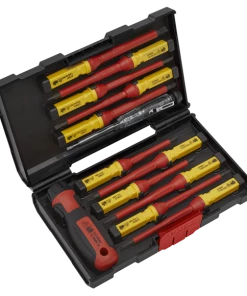 Sealey Tools AK6128 13pc VDE Electrical Interchangeable Blade Screwdriver Set -Screwdriver And Bits Shop AK6128 DFC0245248