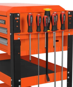 Sealey AP760MO Heavy-Duty Mobile Tool And Parts Trolley 2 Drawers And Lockable Top - Orange 10 Sealey AP760MO Heavy-Duty Mobile Tool And Parts Trolley 2 Drawers And Lockable Top - Orange -Screwdriver And Bits Shop AP760MO SCREWDRIVER RACK DFC33183