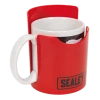 Sealey APCH Magnetic Cup / Can / Mug Holder - Fix A Cuppa On Your Toolbox! -Screwdriver And Bits Shop APCH WITH MUG