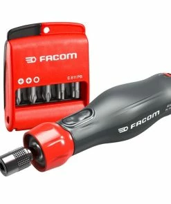 Facom ATPA4V.J12IPB E-ProTwist 4V Power Assist Electric Screwdriver &amp; Bit Set - Industrial