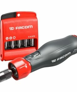 Facom ATPA4V.J12APB E-ProTwist 4V Power Assist Electric Screwdriver &amp; Bit Set - Automotive