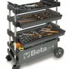 Beta C27S Folding Portable Collapsable Tool Trolley With Drawers Grey -Screwdriver And Bits Shop C27 aperto G scaled