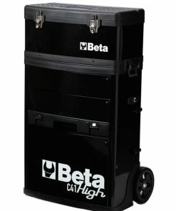Beta C41H Two - Module Tool Trolley Cabinet - Black