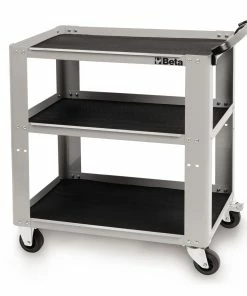 Beta C51 3 Level Mobile Workshop Tool Trolley Grey
