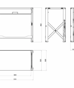 Beta C56PL O Lightweight Folding Workbench -Screwdriver And Bits Shop C56PO 2 1