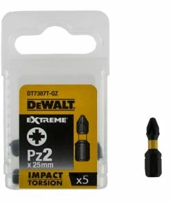Dewalt DT7387T 25mm Impact Torsion Screwdriver Bits PZ2 (x5)