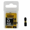 Dewalt DT7388T 25mm Impact Torsion Screwdriver Bits PZ3 (x5) -Screwdriver And Bits Shop DT7388T QZ