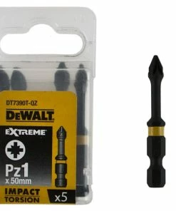Dewalt DT7390T 50mm Impact Torsion Screwdriver Bits PZ1 (x5)