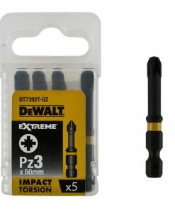 Dewalt DT7392T 50mm Impact Torsion Screwdriver Bits PZ3 (x5)