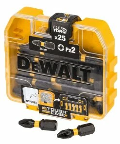 DeWalt DT70556T-QZ 25mm PZ2 Pozi Extreme Torsion Bit Set In A Plastic Case