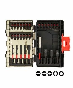 Facom EN.1J30PB 30 Piece Max Impact FlexTorq Screwdriver &amp; Nut Runner Bit Set