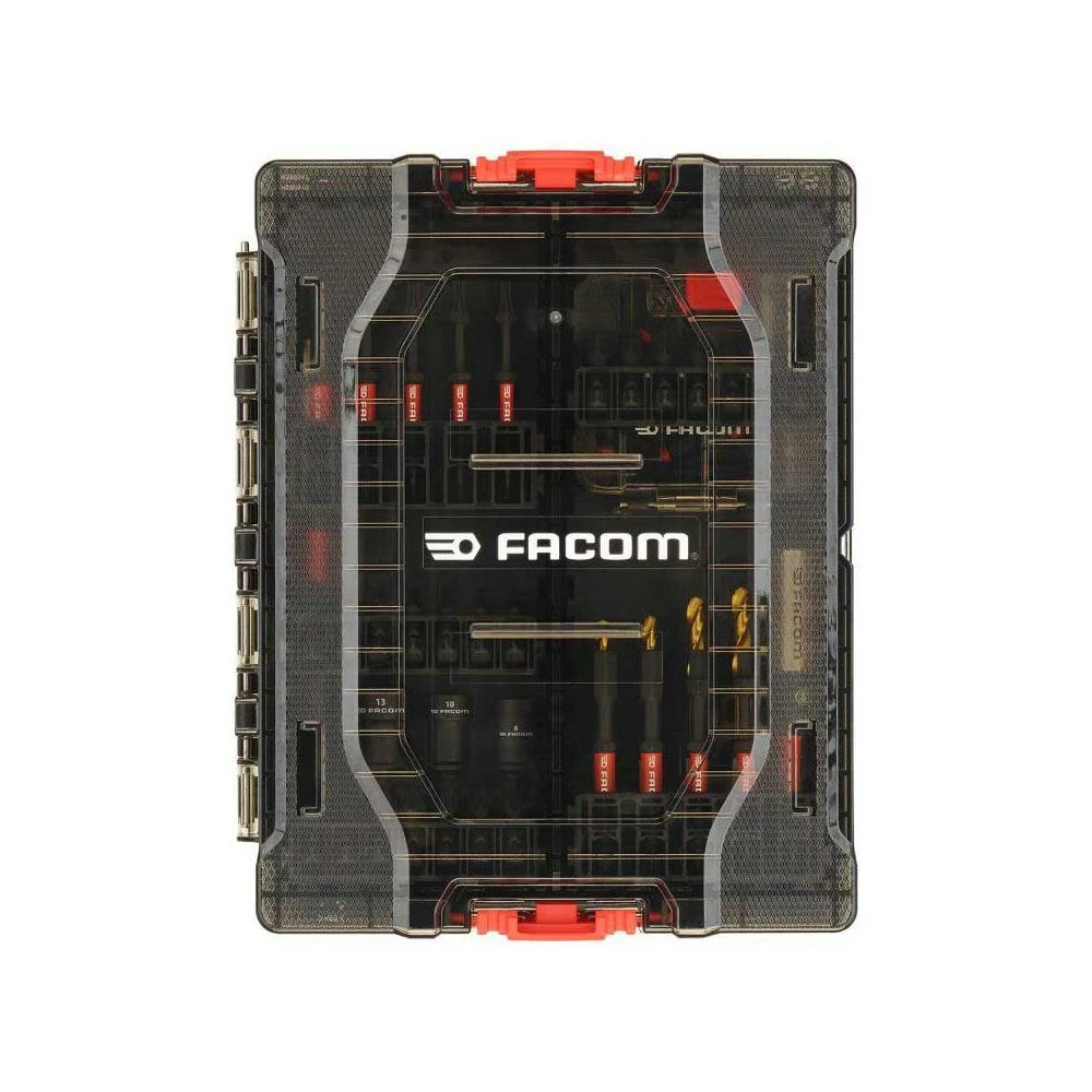 Facom EN.1J50PB 50 Piece Max Impact FlexTorq Screwdriver, Drill Bit & Nut Runner Bit Set 4 Facom EN.1J50PB 50 Piece Max Impact FlexTorq Screwdriver, Drill Bit & Nut Runner Bit Set - Image 2